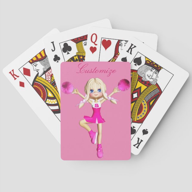 Cheerleaders Gonna Cheer Thunder_Cove Playing Cards (Back)