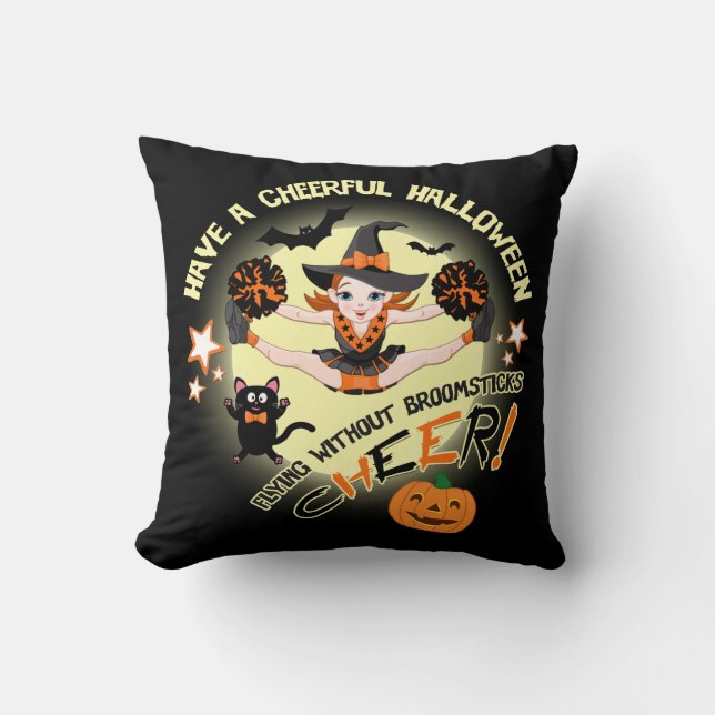 Cheerleader's Halloween Cushion (Front)