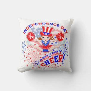 Cheerleader's, Independence Day, 4th July, Cheer Cushion