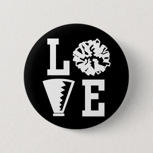 Cheerleaders Love 6 Cm Round Badge
