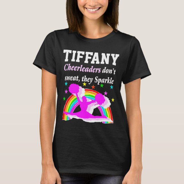 CHEERLEADERS SPARKLE PERSONALIZED T SHIRT (Front)