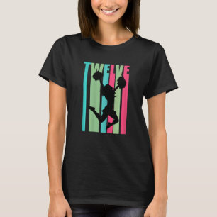 Cheerleading 12th Birthday Womens Girls Teen Teena T-Shirt