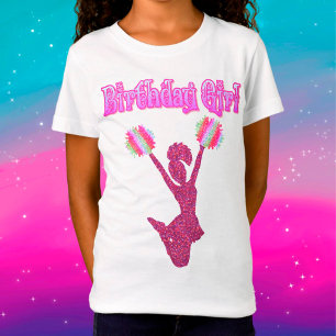 Cheerleading "Birthday Girl" T-Shirt