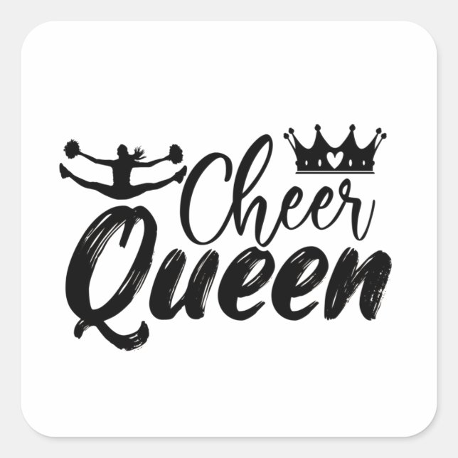 Cheerleading | Cheer Cheerleader Girls Gifts Square Sticker (Front)