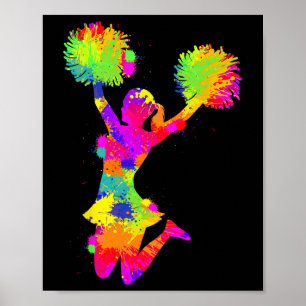 Cheerleading Cheer Cheerleader Girls Kids  Poster