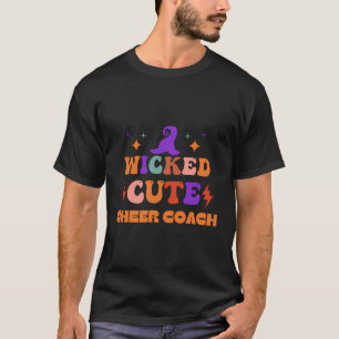 Cheerleading Cheer Coach Halloween Costume Witch H T-Shirt