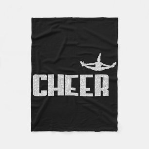 Cheerleading Cheer Coach Mum Dad Cheerleader Gift Fleece Blanket