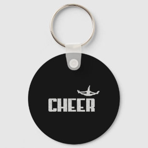 Cheerleading Cheer Coach Mum Dad Cheerleader Gift Key Ring