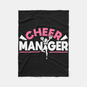 Cheerleading Cheer Manager Fleece Blanket