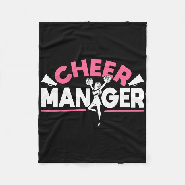 Cheerleading Cheer Manager  Fleece Blanket (Front)