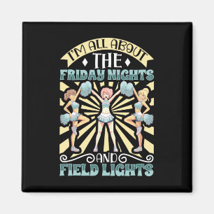 Cheerleading Cheer Quote Footll Stadium Dance Pom Magnet