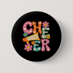 Cheerleading Cheer Team Cheerleader _1 6 Cm Round Badge