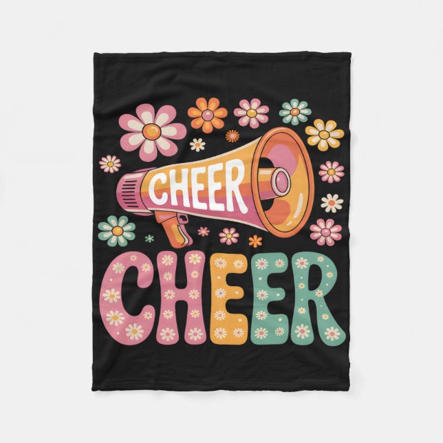 Cheerleading Cheer Team Cheerleader  Fleece Blanket (Front)