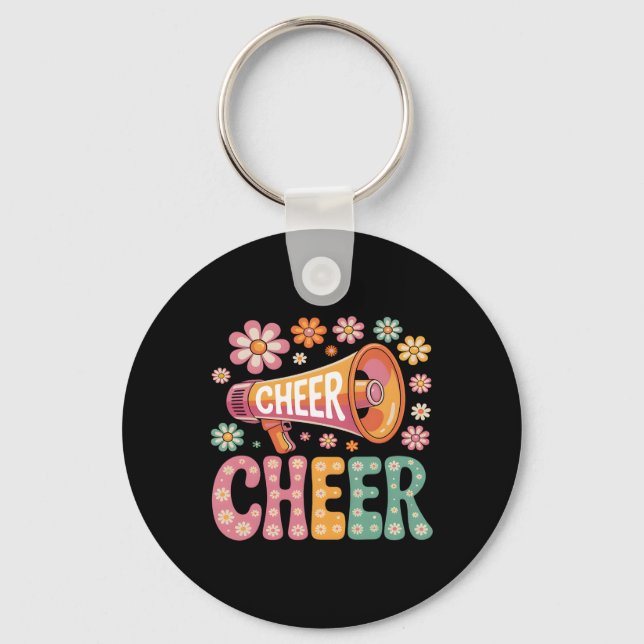 Cheerleading Cheer Team Cheerleader  Key Ring (Front)