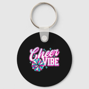 Cheerleading Cheer Vibe Funny Cheerleader  Key Ring