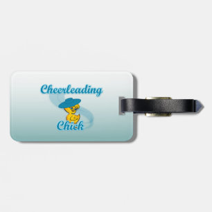 Cheerleading Chick #3 Luggage Tag