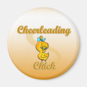 Cheerleading Chick Magnet