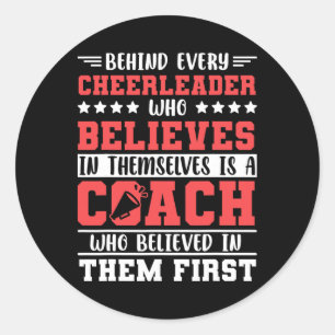 Cheerleading Coach _11 Classic Round Sticker