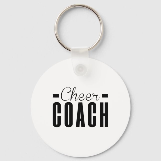 Cheerleading Coach _9  Key Ring (Front)