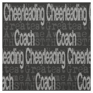 Cheerleading Coach Extraordinaire Fabric
