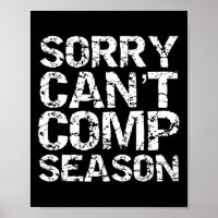 Cheerleading Competition Quote Funny Sorry Can't C
