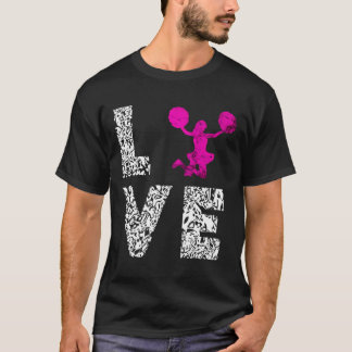 Cheerleading Dancing Cheer Team Love Choreography T-Shirt