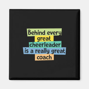 Cheerleading Design For A Coach  Magnet