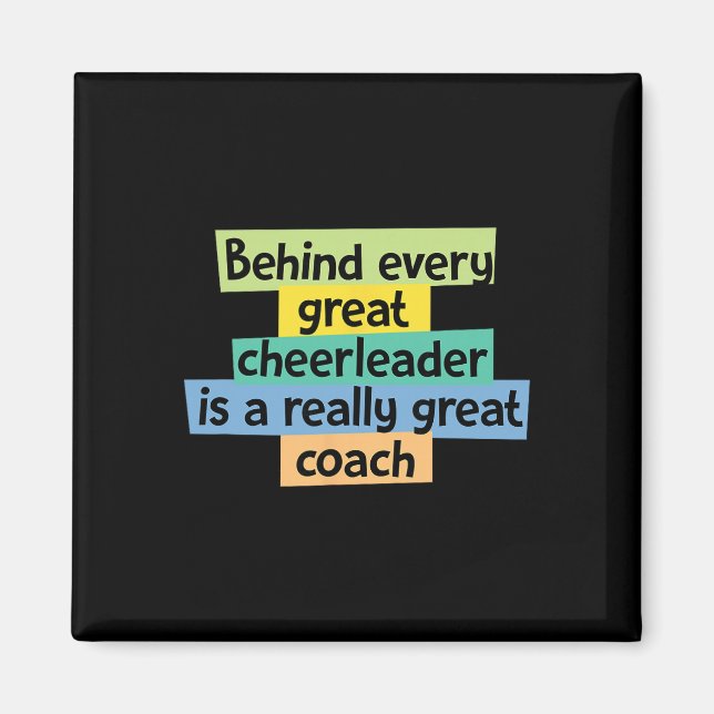 Cheerleading Design For A Coach  Magnet (Front)