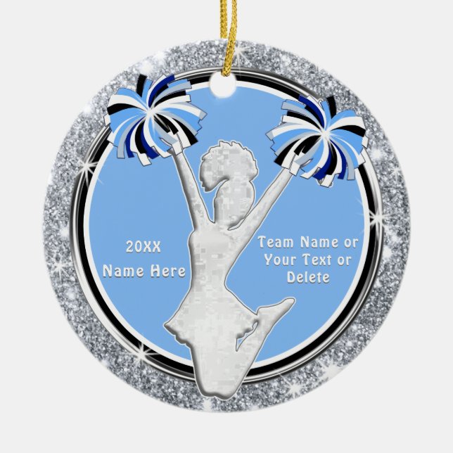 Cheerleading Gift Ideas Cheap, Cheer Ornaments (Front)