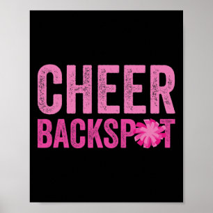 Cheerleading Girl Cheer Ck Spot Poster