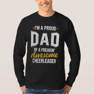 Cheerleading Graphic Cheer Dad Of Cheerleader T-Shirt