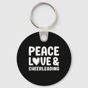 Cheerleading I Love Cheerleading For Women Cheer  Key Ring