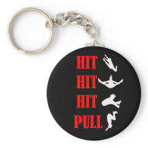 Cheerleading Jump Combo Key Chain