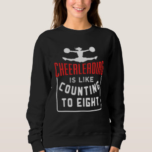 Cheerleading Jump For Girls And Women Sweatshirt
