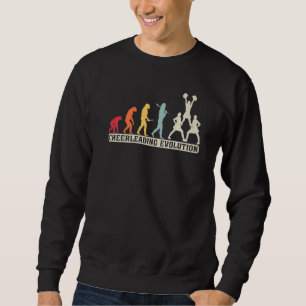 Cheerleading Lovers Retro Vintage Cheerleader Evol Sweatshirt