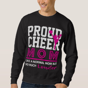 Cheerleading Proud Cheer Mum Graphic Sweatshirt