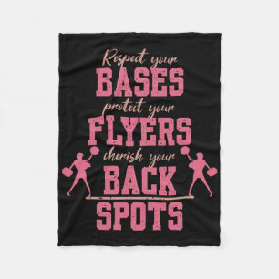 Cheerleading Quotes Cheerleader Girls Women Cheer  Fleece Blanket
