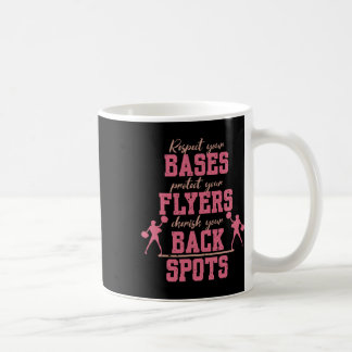 Cheerleading Respect Your Ses Flyers And Cherish C Coffee Mug
