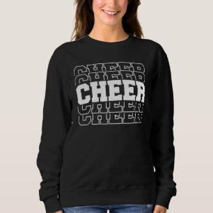 Cheerleading  Retro Graphic Women Cheer Mom Sweatshirt