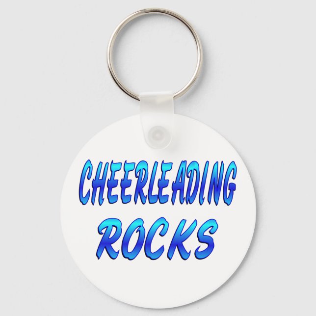 CHEERLEADING ROCKS KEY RING (Front)