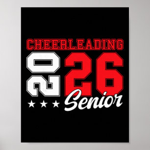 Cheerleading Senior Night Cheer Senior 2026 Gradua Poster