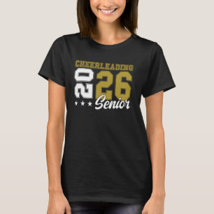 Cheerleading Senior Night Cheer Senior 2026 Gradua T-Shirt