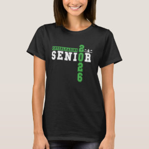 Cheerleading Senior Night Cheer Senior 2026 Gradua T-Shirt