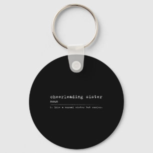 Cheerleading Sister Definition Cheerleaders Motiva Key Ring