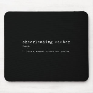 Cheerleading Sister Definition Cheerleaders Motiva Mouse Pad