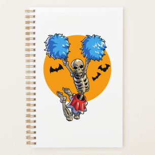 Cheerleading Skeleton Halloween Cheer Mom Girls Wo Planner