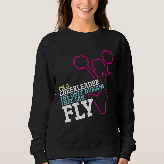 Cheerleading Sport Cheerleader Gift Sweatshirt (Front)