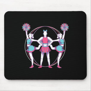 Cheerleading Squad Cheer Practice Cheering Cheerle Mouse Pad