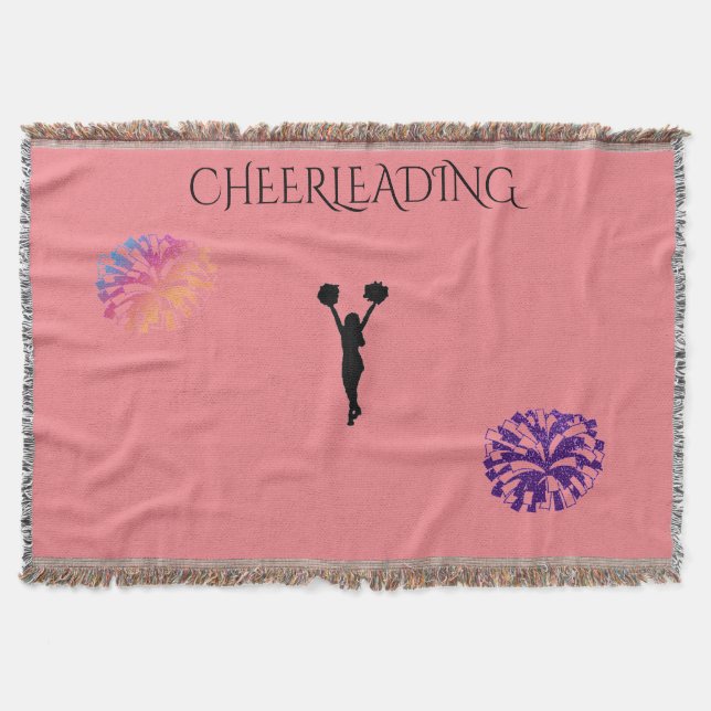 Cheerleading throw blanket. blanket (Front)