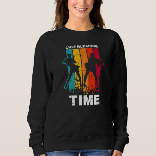 Cheerleading Time Cheerleader Sweatshirt
